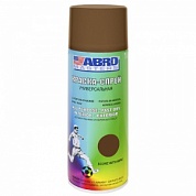 Эмаль аэрозольная коричневая (272мл) Abro Masters