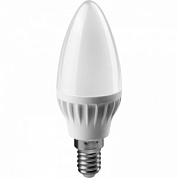 Лампа светодиодная 60Вт Е14 теплый белый свет свеча Онлайт