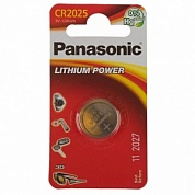 Батарейка литиевая CR2025 1шт Panasonic Lithium Power