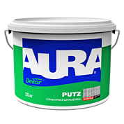 Штукатурка акриловая структура шуба размер зерна (1,5мм) (8кг) Aura Putz Dekor