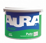 Штукатурка акриловая структура короед размер зерна (2мм) (8кг) Aura Putz Dekor 