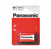 Батарейка цинково-угольная 6F22 1шт Panasonic Zinc Carbon