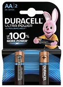 Батарейка щелочная АА LR6 2шт Duracell Ultra Power