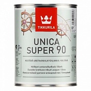 Лак паркетный алкидно-уретановый глянцевый (0,9л) Unica Super 90 Tikkurila 