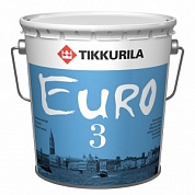 Краска интерьерная белая основа А (9л) Euro 3 Tikkurila