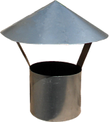 Зонтик-стакан на трубу (D-100мм)