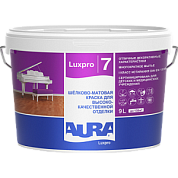 Краска для стен и потолков шелково-матовая основа TR (9л) Aura Luxpro 7 