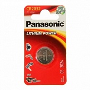 Батарейка литиевая CR2032 1шт Panasonic Lithium Power